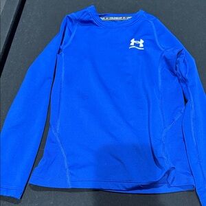 Under Armour Kids Bright Blue Long Sleeve Tee
